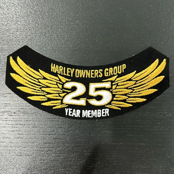 Harley-Davidson HOG 25 Year Member Patch - Picture 1 of 3